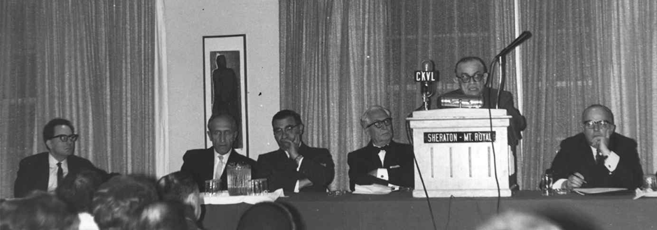 Inaugural Meeting of the Jewish Historical Society, Montreal, 1964
